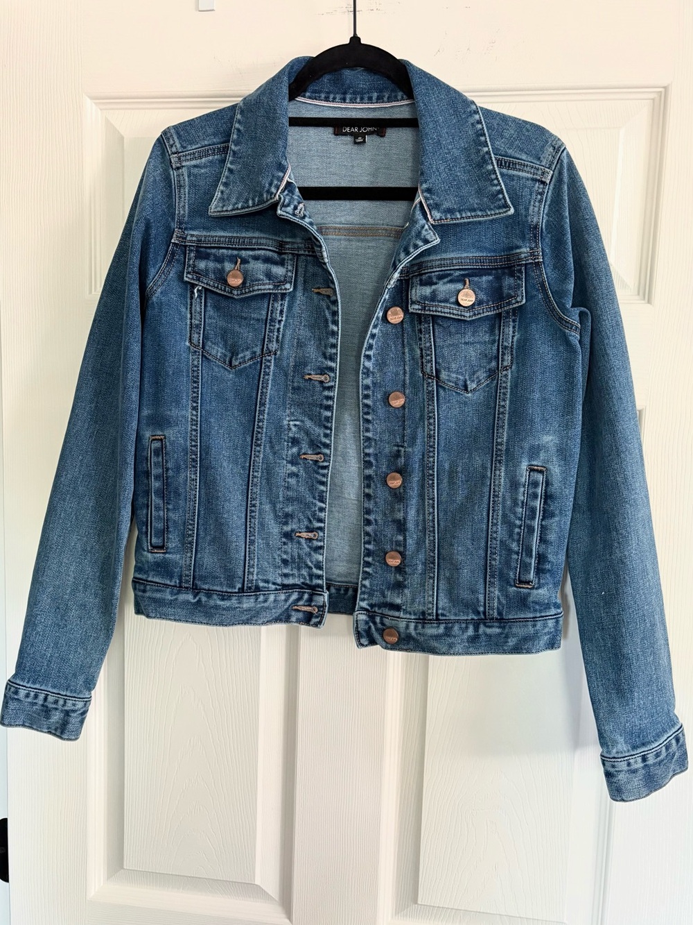 Dear John Medium Wash Blue Denim Jacket